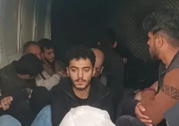 Kilis'te 18 kaçak göçmen yakalandı