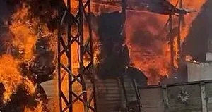 Erzurum’da korkutan yangın! Kül oldu