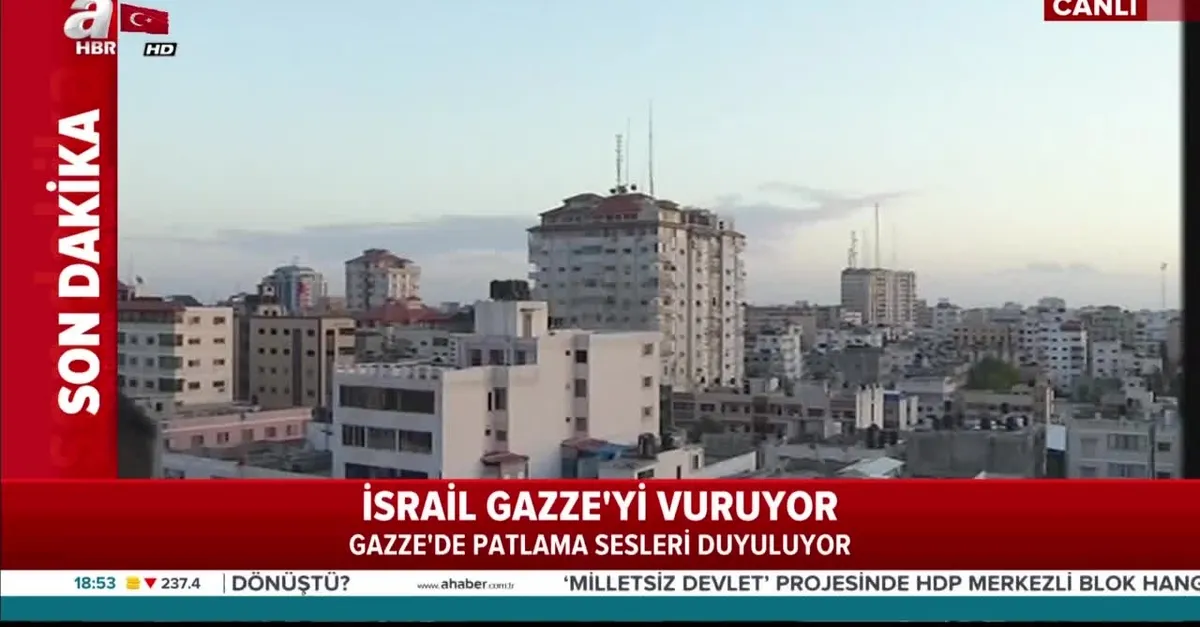 İşgalci İsrail jetleri Gazze'yi vurdu