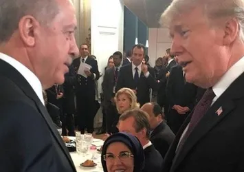 Başkan Erdoğan, Trump ile görüştü