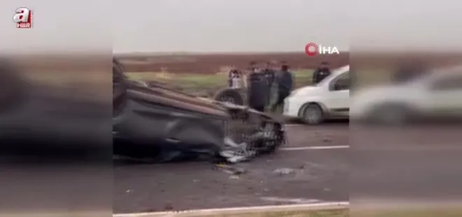 Diyarbakır'da otomobil takla attı: 1 yaralı
