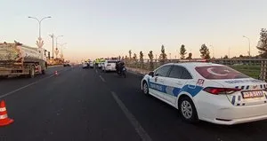 Şanlıurfa’da trafik kazası: 2 polis yaralı