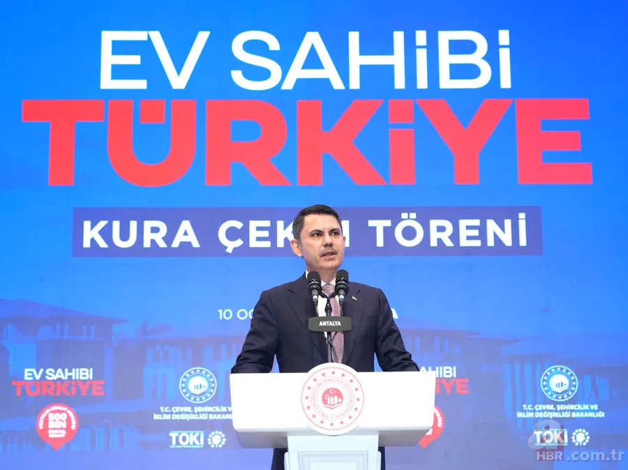 Antalya'da kura heyecanı sona erdi! Bakan Kurum açıkladı: İlk teslimat 2027'de 3