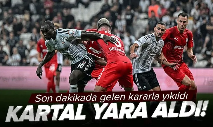 Beşiktaş 1-1 Pendikspor MAÇ SONUCU