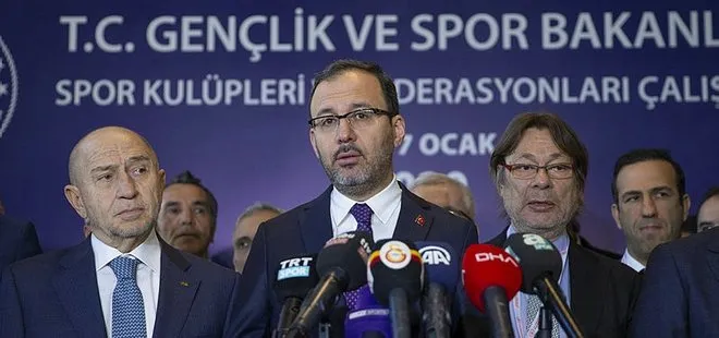 Süper Lig ne zaman başlayacak? Gençlik ve Spor Bakanı Mehmet Muharrem Kasapoğlu açıkladı