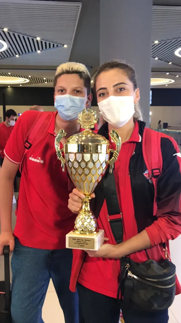 Balkan şampiyonu Türk Hava Yolları Kadın Voleybol Takımı yurda döndü - 2