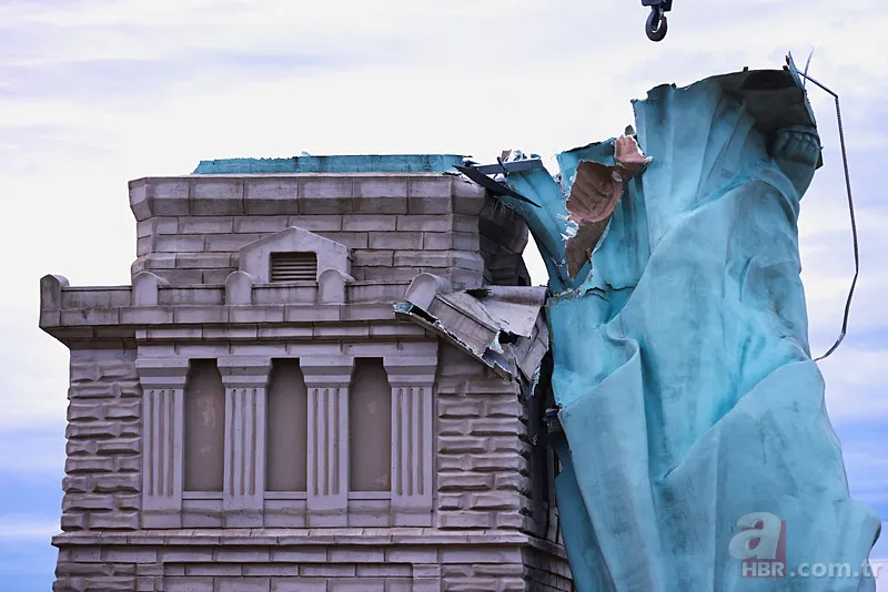 Şiddetli rüzgar vurdu: Brezilya'nın Özgürlük Heykeli yere çakıldı 3