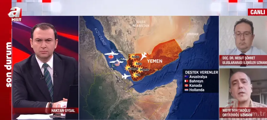Kızıldeniz geriliminde İran etkisi ne? İran savaşa girebilir mi? Yemen neden hedef alındı? ABD'nin planı ne? A Haber'de anlattı 23