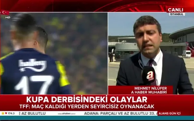 Fenerbahçe-Beşiktaş maçında karar çıktı