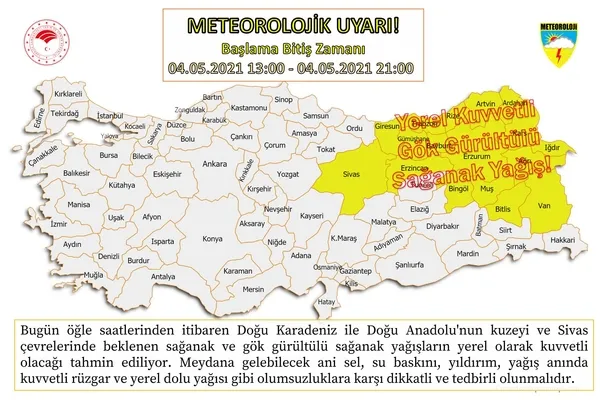 1620139533867.jpg Meteoroloji Genel Müdürlüğü'nden o illere gök gürültülü sağanak yağış uyarısı! İstanbul Ankara İzmir hava durumu - 1