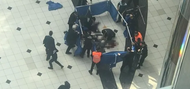 Cevahir AVM'de şoke eden olay! 5. kattan atlayarak intihar etti