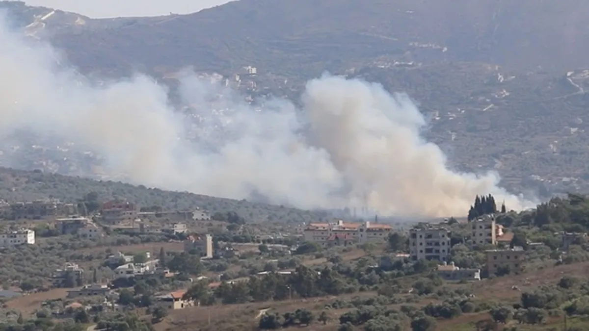 Siyonistler Lübnan'a hava saldırısı: 1 Hizbullah üyesinin hayatını kaybettiği iddia edildi