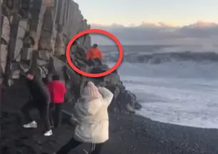 Bu kareden saniyeler sonra dehşeti yaşadı! O anlar kamerada