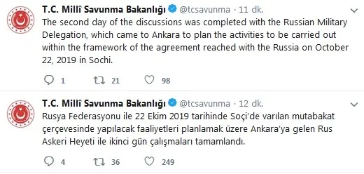 Milli Savunma Bakanlığından Türkiye-Rusya çalışmalarına ilişkin açıklama - 1