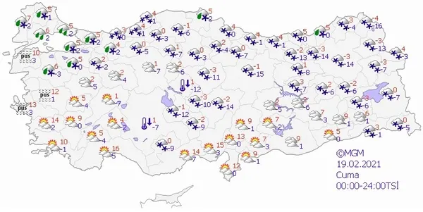 Son dakika: Meteoroloji'den flaş uyarı! Hava sıcaklığı eksi 17 derece olacak! İstanbul'a kar yağacak mı? - 1
