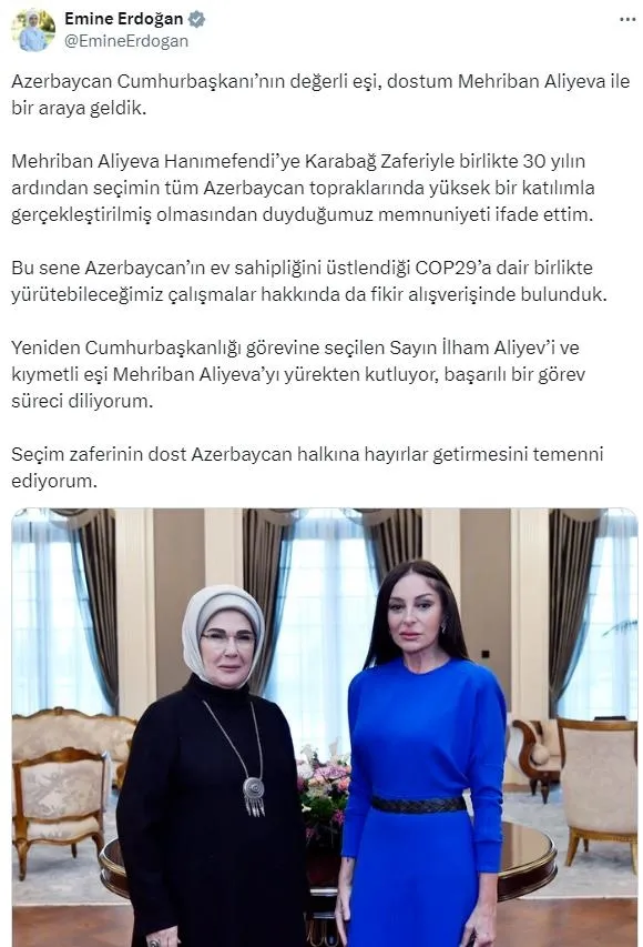 emine-erdogan-azerbaycan-cumhurbaskani-ilham-aliyevin-esi-mihriban-aliyeva-ile-gorustu-1708356290576.jpeg Emine Erdoğan Azerbaycan Cumhurbaşkanı İlham Aliyev'in eşi Mihriban Aliyeva ile görüştü - 1
