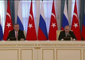 Erdoğan ve Putin'den önemli açıklamalar