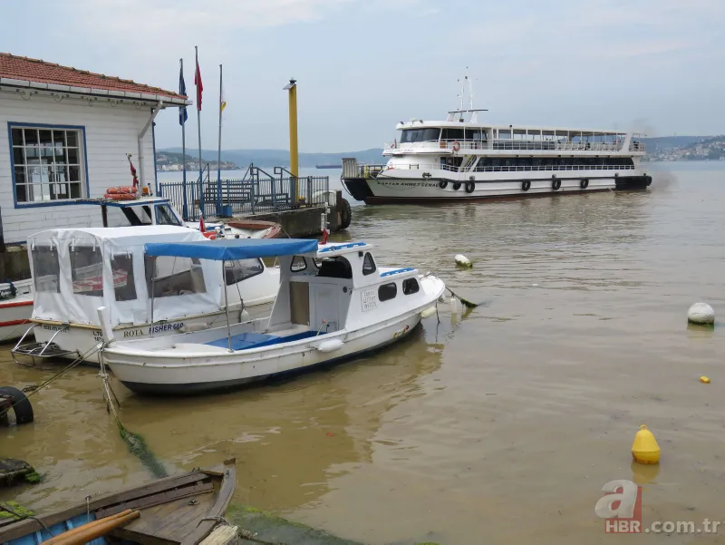 İstanbul Boğazı'na çamurlu su aktı! Havadan böyle görüntülendi 15