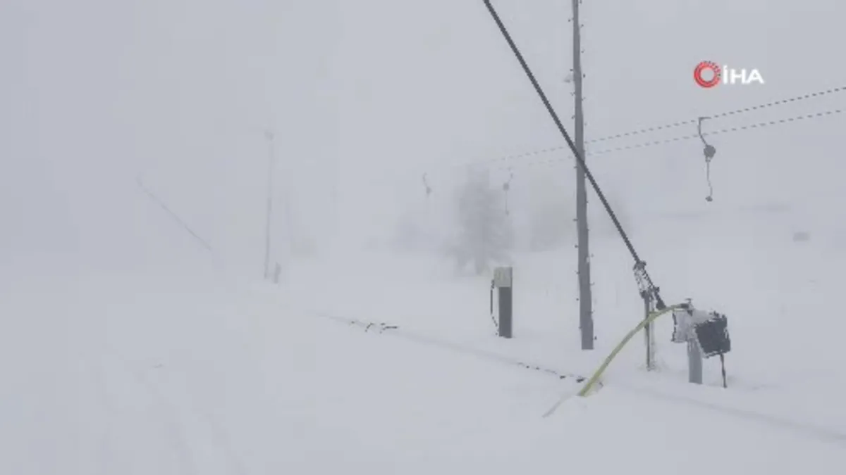 Kartalkaya'da sezon 15 Aralık'ta açılıyor: Kar kalınlığı 70 santimetre
