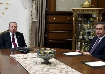 Cumhurbaşkanı Erdoğan, MİT Müsteşarı Fidan'ı kabul edecek