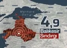 Balıkesir Sındırgı’da 4,9’luk deprem!