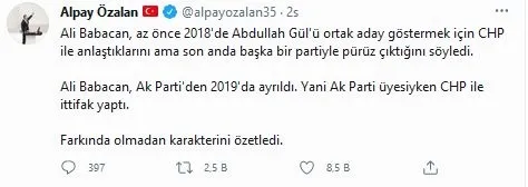 deva-partisi-genel-baskani-ali-babacan-ihaneti-itiraf-etti-2018-secimlerinde-abdullah-gul-icin-chp-ve-hdp-ile-gorusmus-1620603939102.jpg DEVA Partisi Genel Başkanı Ali Babacan ihaneti itiraf etti! 2018 seçimlerinde Abdullah Gül için CHP ve HDP ile görüşmüş - 2