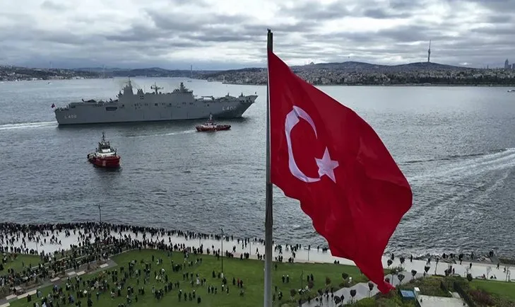 TCG Anadolu demir aldı! Başkan Erdoğan’ı selamlayacak