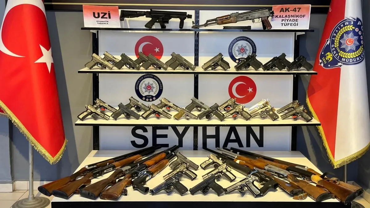 Adana'da 62 suçtan aranan zanlı tutuklandı