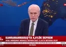 Kahramanmaraşta 4,4 büyüklüğünde deprem