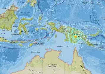 Papua Yeni Gine'de deprem: 55 can aldı!