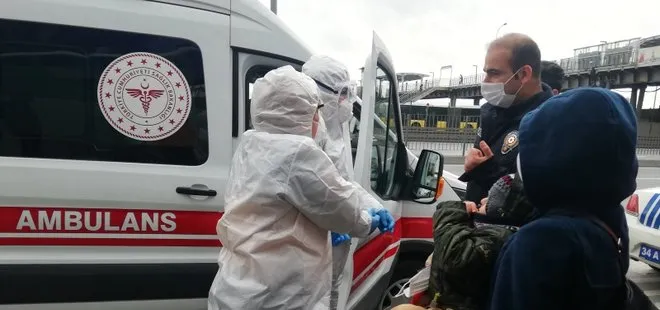 Metrobüste hareketli dakikalar! Çocuklarını hastaneye götürmek isteyen iki kadına ambulans çağrıldı