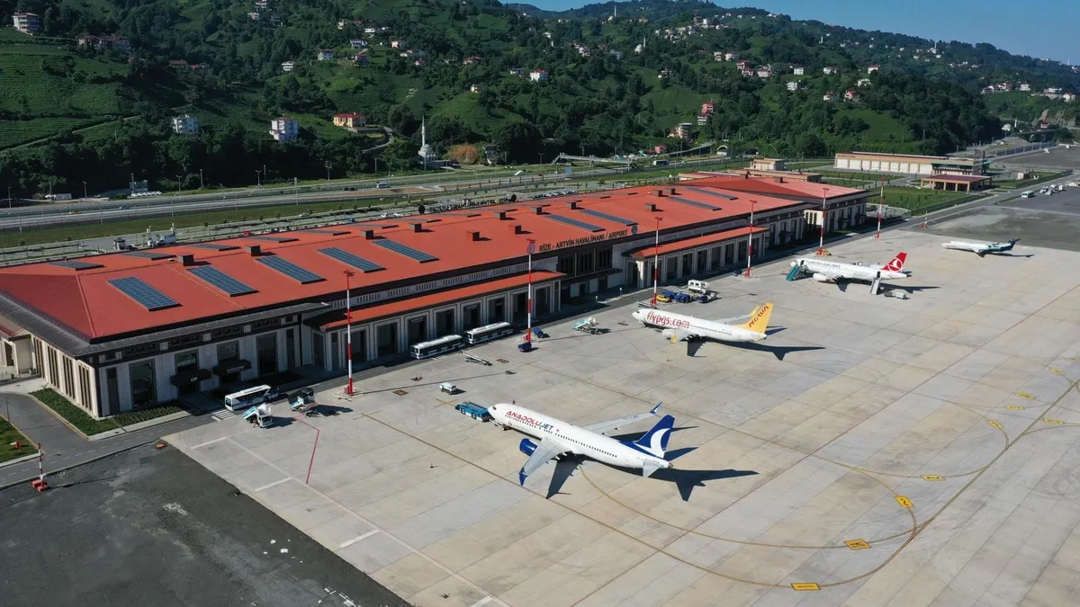 Rize-Artvin Havalimanı'na 2 yeni frekans