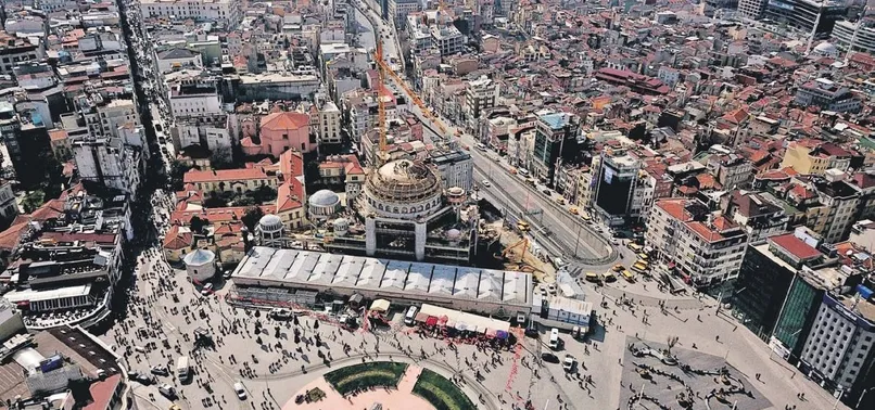 Taksim Camiisi’nin yüzde 85’i tamam