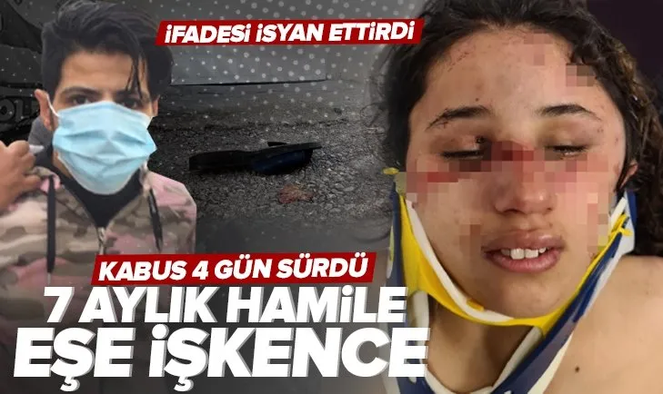 7 aylık hamile eşe 4 gün boyunca işkence: Vücudunda sigara söndürdü, bıçakladı, darp etti! İfadesi isyan ettirdi