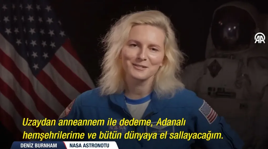 Adana doğumlu NASA astronotu Deniz Burnham'dan Türkiye'ye mesaj