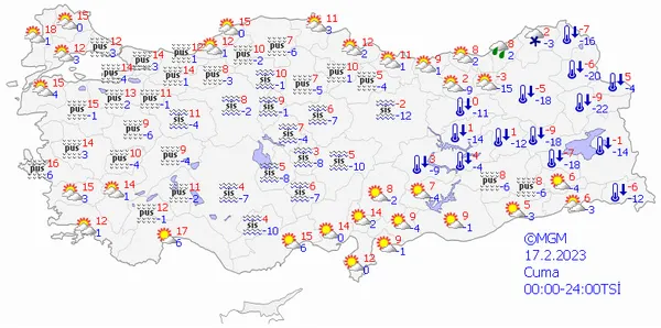 1676439877098.jpg Meteoroloji bugün kar yağacak illeri açıkladı! Hafta sonu hafa nasıl olacak? İşte 5 günlük hava durumu - 10