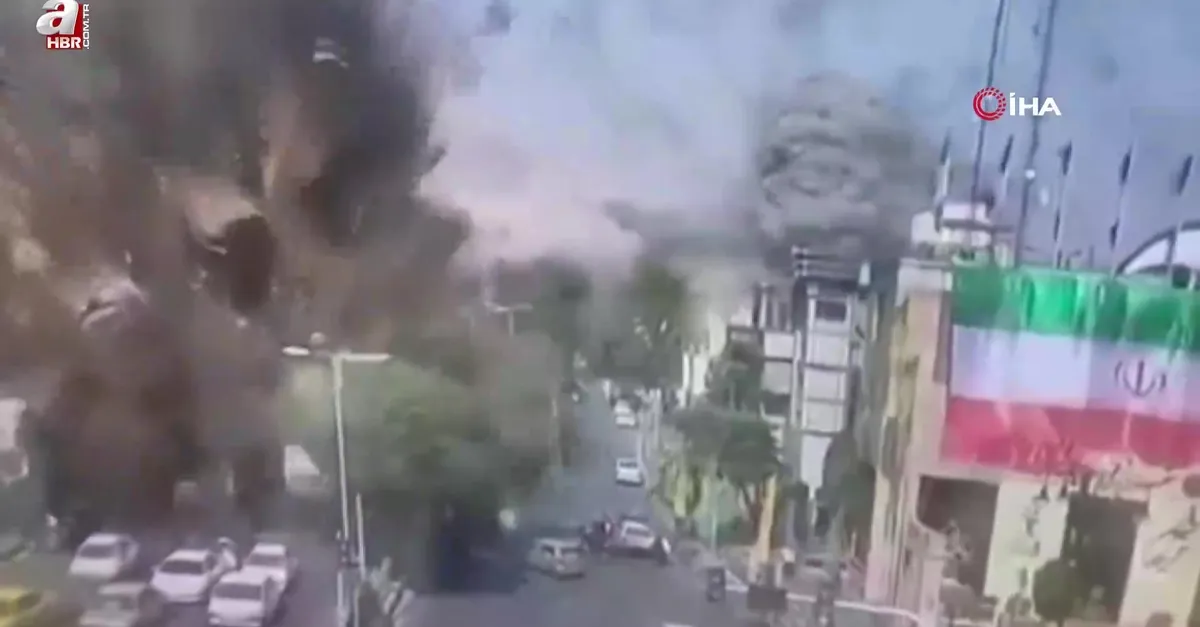 İsrail’in İran’a saldırısından yeni görüntü