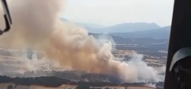 Tekirdağ’daki yangın kontrol altında