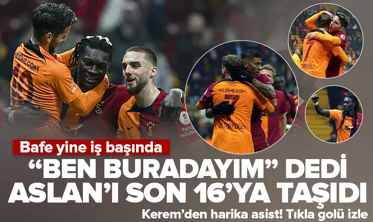 Galatasaray evinde zor da olsa turladı!