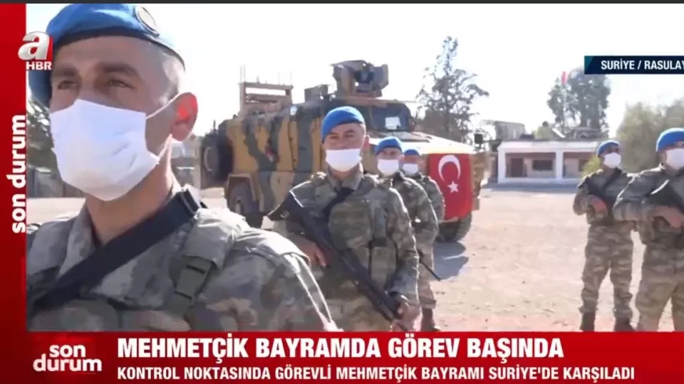 Barış pınarı bölgesinde bayram sevinci