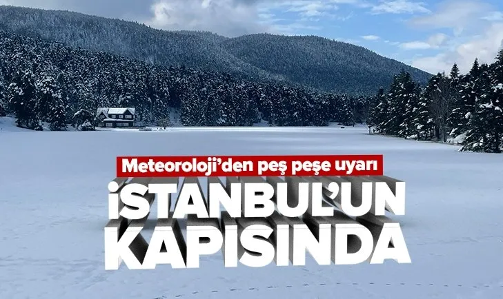 Kar İstanbul’un kapısına dayandı! İşte 5 günlük hava durumu | Ankara’dan başka hangi illere kar yağacak?