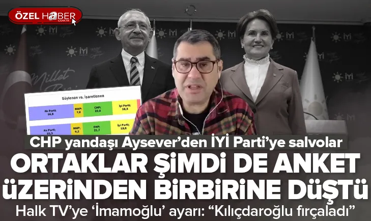 Enver Aysever’den İYİ Parti’ye ’anket’ salvosu