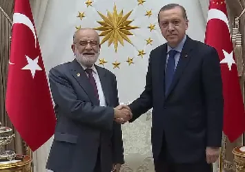 Cumhurbaşkanı Erdoğan, SP liderini kabul etti