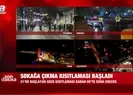 Kısıtlamadan dakikalar sonra İstanbul...