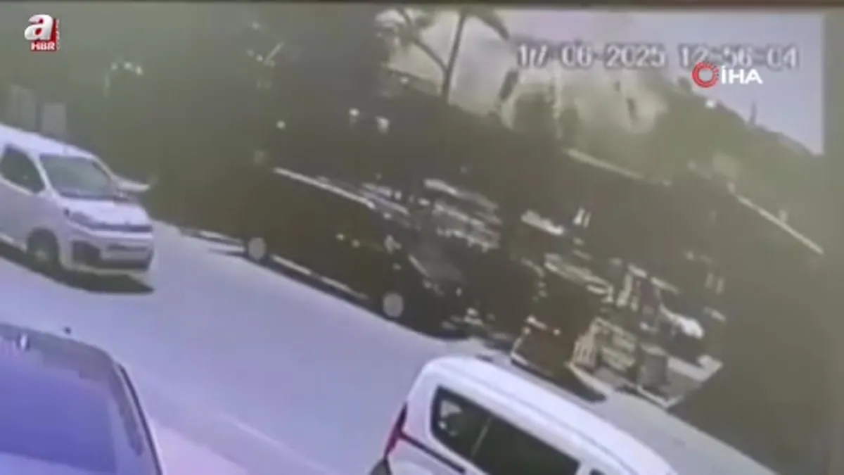 İş yerinin buhar kazanı böyle patladı