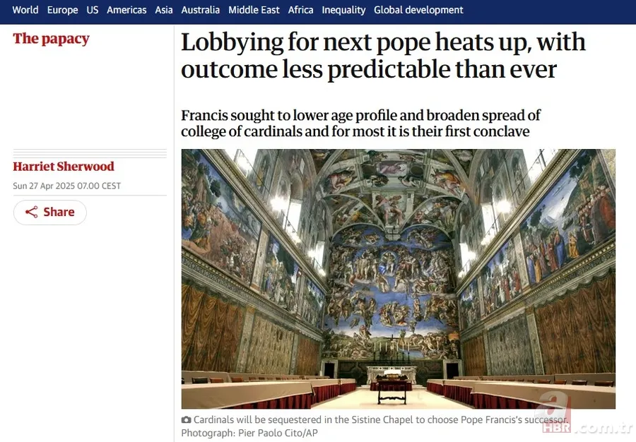 Papa gitti, koltuk savaşı kızıştı! Papalık yarışında ayak oyunları: Lobicilik hız kazandı 2