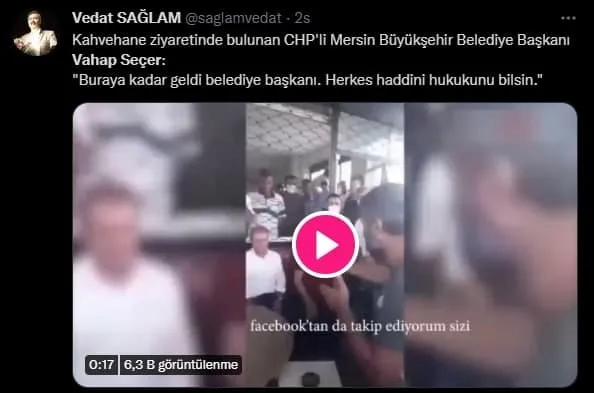 CHP'li Mersin Büyükşehir Belediye Başkanı Vahap Seçer vatandaşı azarladı: Haddinizi bilin - 4