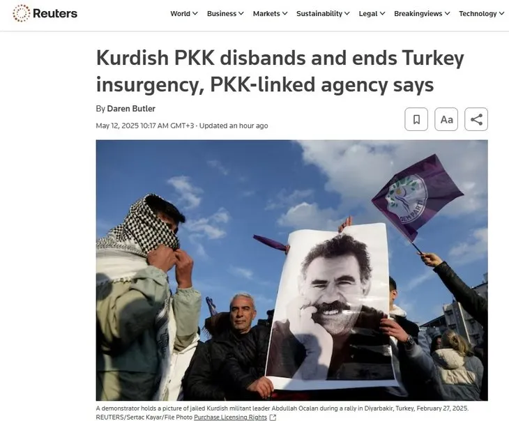 PKK’nın fesih kararı dünya basınında! Son dakika olarak servis edildi! Yunanistan’dan İsrail’e kim ne dedi?