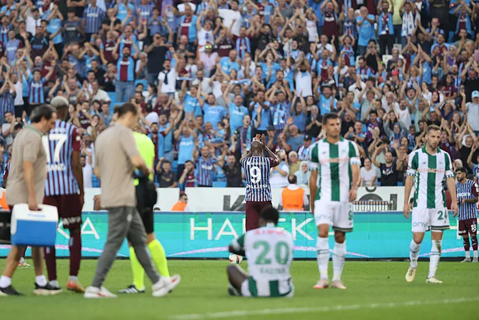 Trabzonspor Süper Lig’de ilk galibiyetini aldı! Konyaspor’u mağlup etti