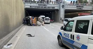 Kocaeli D-100 kara yolunda kaza: 3 yaralı